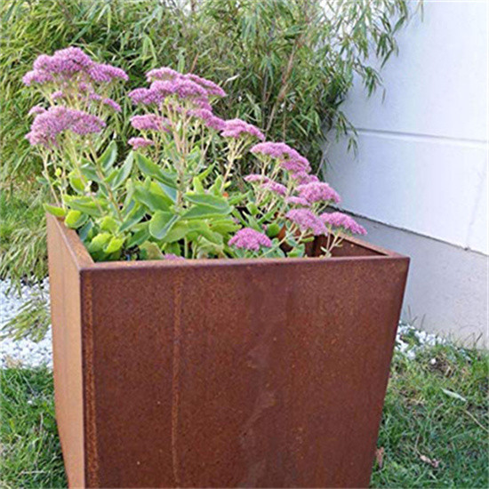 Stahlpflanzer-Kästen Corten
