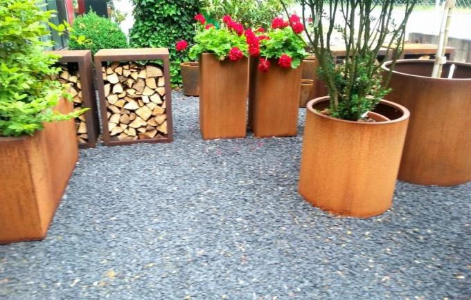 Luxushoher Goldvasen-Metallblumen-Vasen-großer Edelstahl-Blumen-Innentopf u. Pflanzer für Hauptdekor