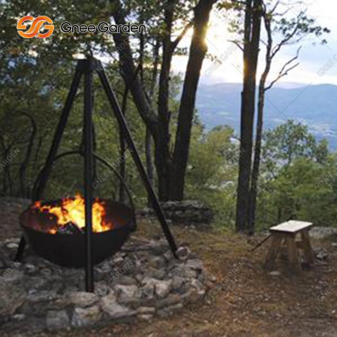 Neuer grill-Grill-Grill Kamin-Holz abgefeuerter Raucher-Messingarbeiter-Küchen-Handels-Rusty Metal Fire Pit Outdoor-Holzkohle Corten Stahl