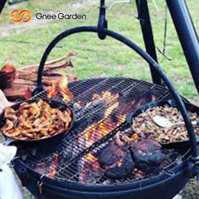 Neuer grill-Grill-Grill Kamin-Holz abgefeuerter Raucher-Messingarbeiter-Küchen-Handels-Rusty Metal Fire Pit Outdoor-Holzkohle Corten Stahl
