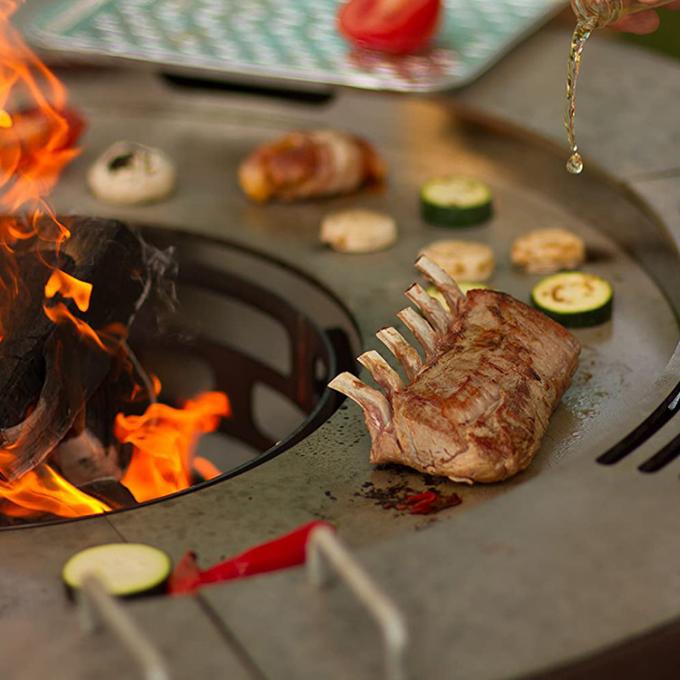 Kochen das im Freien grillt Stahlgarten-Feuer Pit Rustic Design kundenspezifischer Feuer-Schüssel-Grill-Grill im Freien Corten