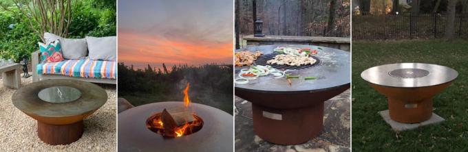 Holzkohle-getankte wetterfestes Metallkochende GRILL-Grills im Freien für das Grillen des Fleisches oder des Gemüses