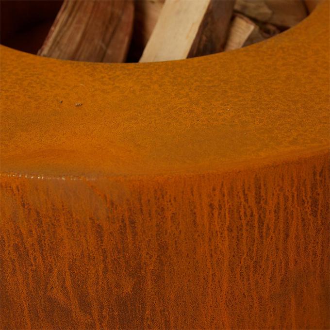 Unterscheidende Stärke Heater Corten Steel Fire Pit Corten-Stahl-Rusty Metals 2mm für Feuer im Freien Pit Bowl