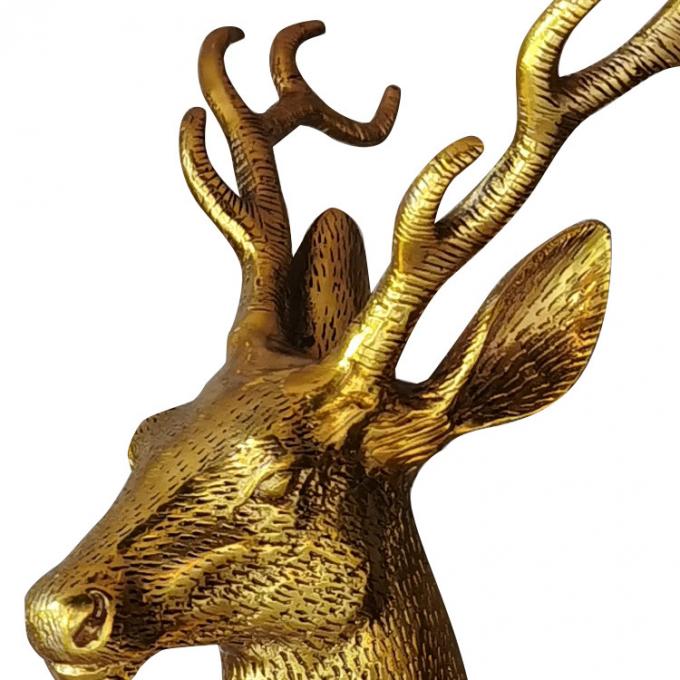 Park-und Garten-Dekorations-Garten-lebensgroße Bronzerotwild-Statuen-im Freien Tierskulptur