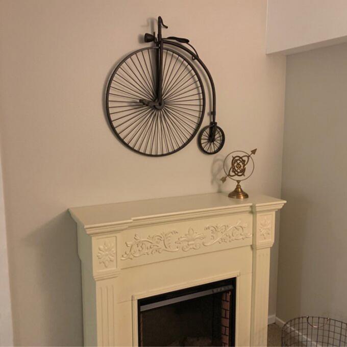 Eisen-Wand-Dekoration Fahrrad-Entwurfs-Metalldraht-Roheisen-Metallwand-Art Decor Retros 3D für Haus