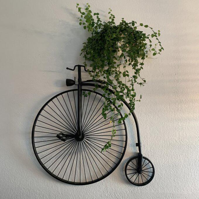 Wand-Montage-Skulptur-Weinlese-Haus redet Fahrrad-Wand-Dekor für Restaurant und Bar an