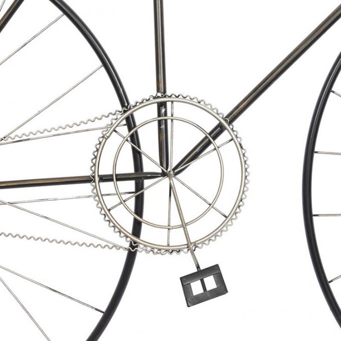 Eisen-Wand-Dekor-handgefertigtes Metallfahrrad-kreative Wand-Kunst für Wohnzimmer und Haus